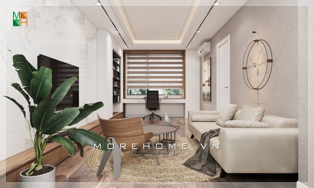 Mẫu bàn ghế sofa hiện đại thiết kế phù hợp với không gian diện tích ngôi nhà. Thiết kế phòng khách chung cư hiện đại