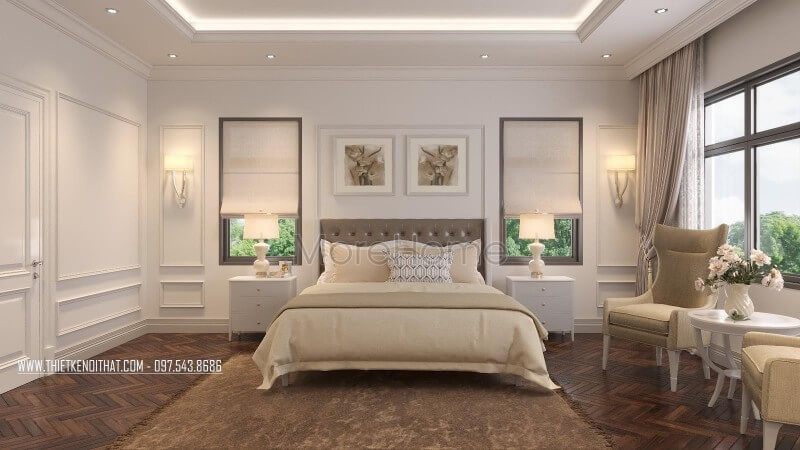 Gợi ý lựa chọn giường ngủ hiện đại bọc da đầu giường cho chung cư