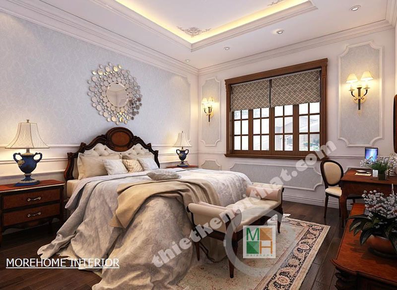 Mẫu sofa tân cổ điển đẹp cho phòng ngủ